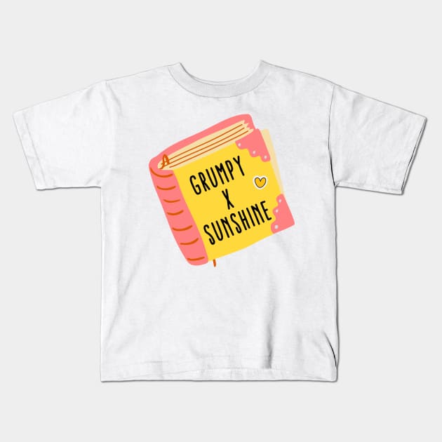 Grumpy Sunshine Kids T-Shirt by medimidoodles